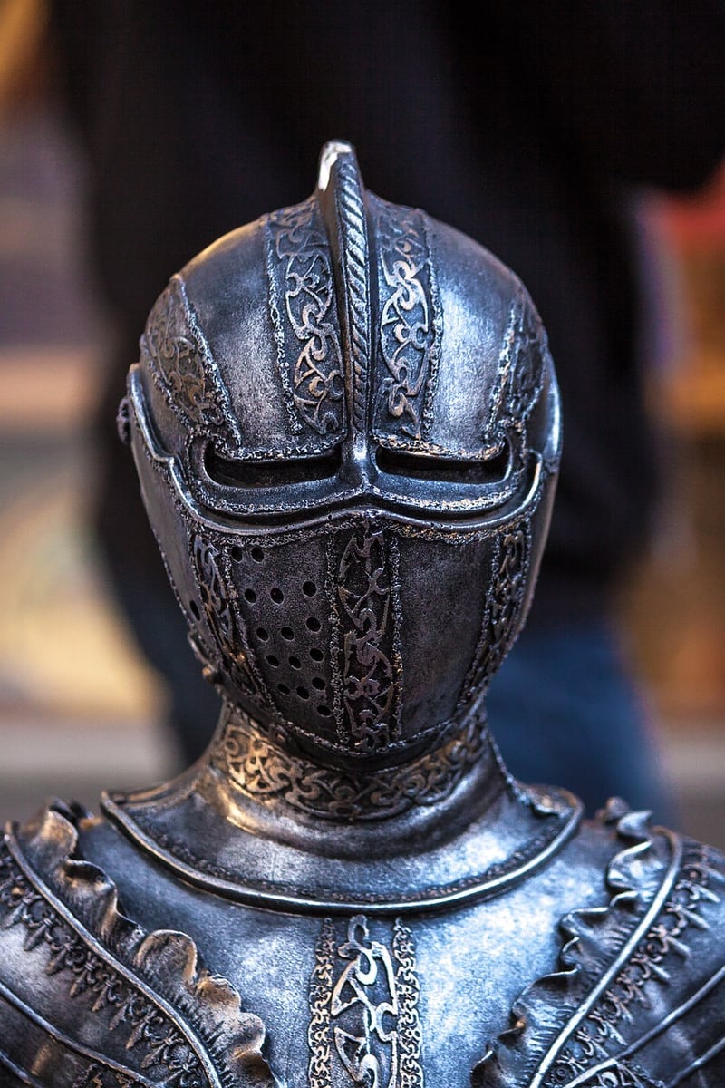 Medieval Knight Armor Helmet Warrior